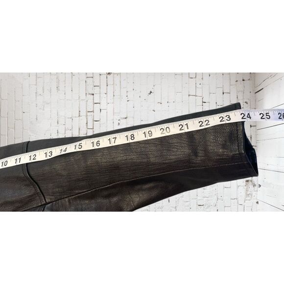 Mossi Genuine Leather Moto Bomber Jacket Sz. 10 - Picture 7 of 14